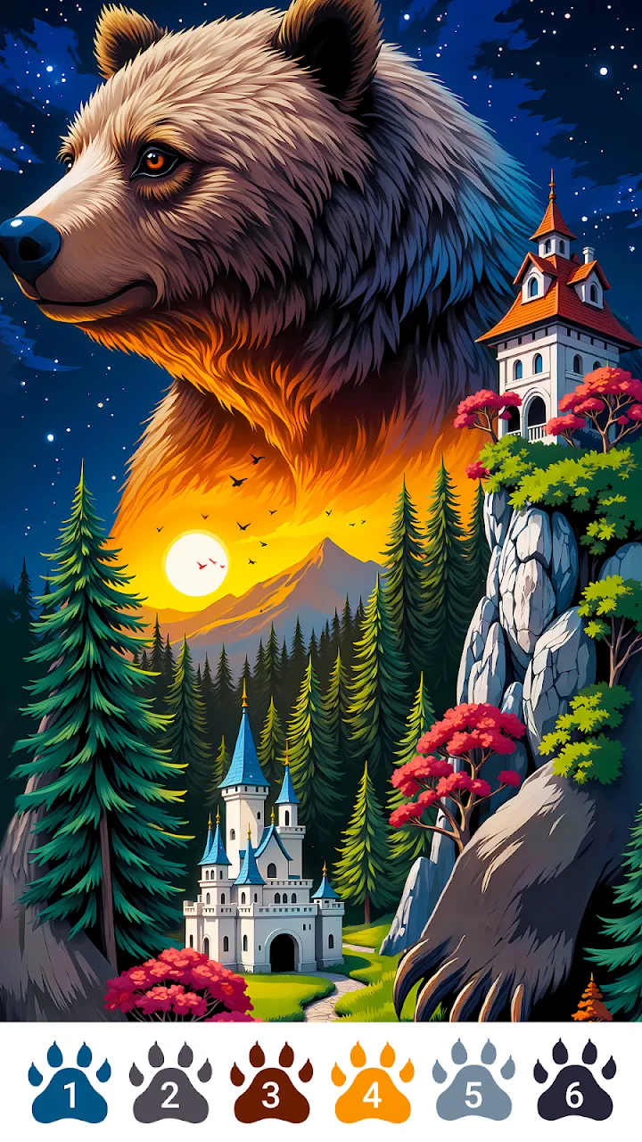 Detalii ilustrație - blană și frunze